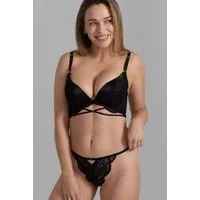 Dorina Push-up-BH Jill (Valentine) mit floraler Spitze, vorgeformte Cups