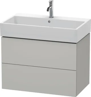 Duravit L-Cube Waschtischunterbau wandhängend Betongrau Matt 784x459x544 mm - LC627700707 LC627700707