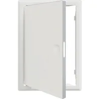 vidaXL Revisionsklappe Zugangstür Weiß 20 x 30 cm Stahl (1-St)