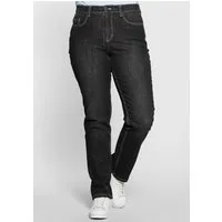 Sheego Bequeme Jeans Stretch-Jeans Bauch-weg-Effekt