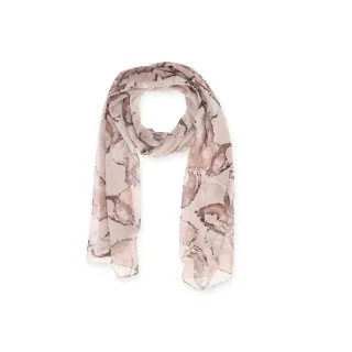Halsüberkopf Accessoires - 160x50 Schal Chiffon Painting grau - Gr. - OS