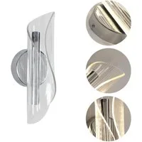 Riserva LED Wandstrahler Wandleuchte Innenwandleuchte, Acryl Dekoleuchte, 12W für Büro, Flur, Kein Flimmern, Augenschutz-Design, schützen Sie Ihre Augen