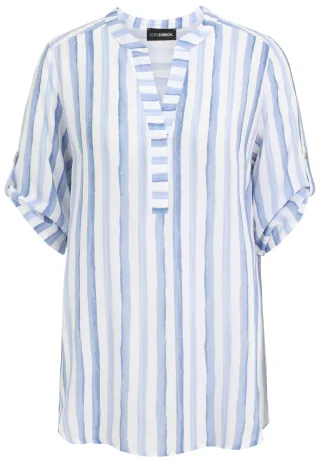 Doris Streich - Bluse hellblau - Gr. - 50