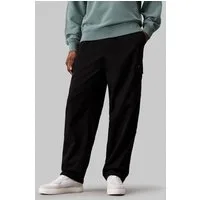 Calvin Klein Jeans Cargohose REGULAR STRAIGHT CARGO mit Logoprägung
