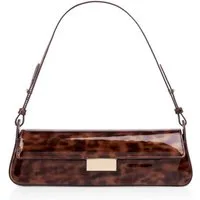Marc Cain Schultertasche, Damen Abendtasche, Handtasche mit Logoschriftzug