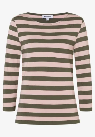 MORE & MORE - Streifenshirt rosa - Gr. - 36