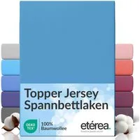 etérea Himmlische Qualität Spannbettlaken etérea Comfort Jersey Topper Spannbettlaken, Jersey, Gummizug: rundum, (1 Stück)