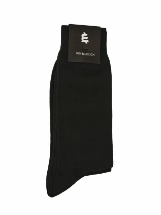 Mey & Edlich Herren Treue Socke Twinpack Schwarz Italienisches Garn