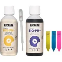 Biobizz Blumendünger PH Plus und PH Minus Organischer PH Regulator, 2-St., PH Plus und Minus 2x250ml, 250 ml,500ml