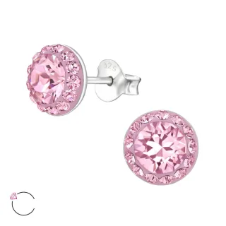 Kugel Ohrringe aus 925 Silber