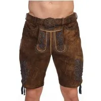 Spieth & Wensky Trachtenlederhose Lederhose Herren kurz - PRESLEY - taiga