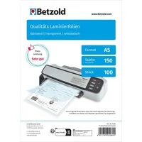 Betzold Schutzfolie Laminierfolien DIN A5, 100Stück - Laminiertaschen -Varianten