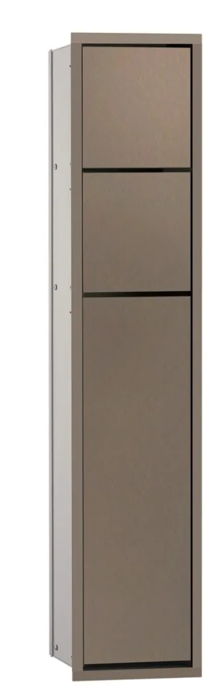 emco WC-Modul asis 150 elox Unterputz, 809 mm, Türanschlag links ohne Einbaurahmen, 978303250 978303250