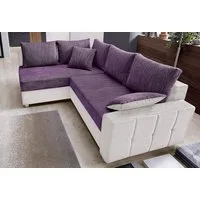 COLLECTION AB Ecksofa Parma L-Form, B: 224 cm, Bettfunktion, Bettkasten & 2 Zierkissen, Federkern