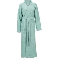Heckett and Lane Bademantel Bademantel Wafel Lang S Sea green Bademantel S Sea-Green Uni, Bademantel Morgenmantel