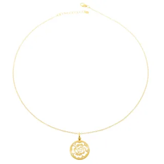 Orphelia „Fiore“ Damenkette aus 925 Sterling Silber mit Anhänger - Gold ZH-7079/2