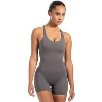 Smilodox Jumpsuit Aleyna, ärmelloser Einteiler kurz, Overall mit Shaped Fit atmungsaktiv, elastischer Sportanzug, figurbetonend, Fitness