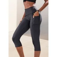 LASCANA Caprileggings Sporthose im Allover-Druck