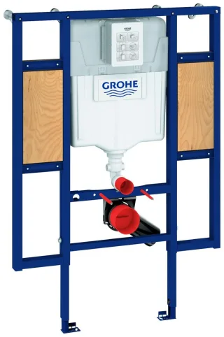 Grohe Rapid SL für Wand-WC 39140 mit Befestigung Rückenstützen/Haltegriffen, 39140000 39140000