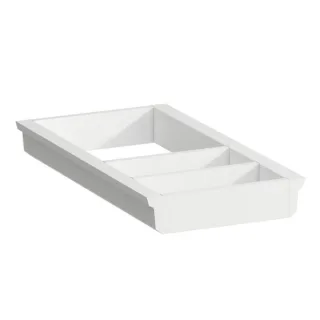 LAUFEN Space Ordnungssystem H4954031606311 20x4,5x37,4cm, für kleine Schubladen, weiß