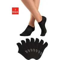 LASCANA ACTIVE Sneakersocken (Packung, 7-Paar) mit Pikeestruktur