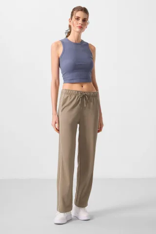 Hose im Palazzo-Stil mit weitem Bein