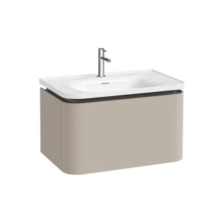 VitrA Glora Set Möbelwaschtisch + Waschtischunterschrank Taupe Matt,80372 80372