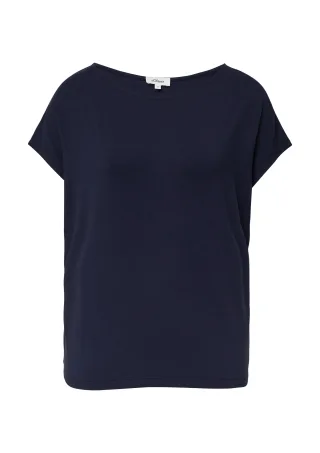 s.Oliver - T-Shirt blau - Gr. - 40