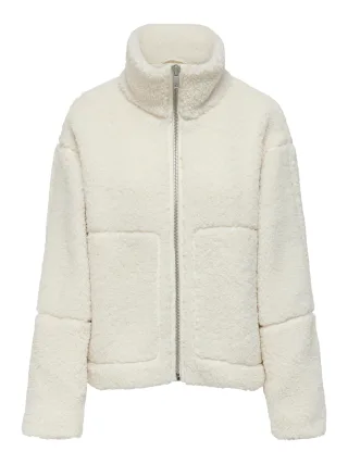 ONLY - ONLASPEN TEDDY JACKET OTW Cloud Dancer - Gr. - L