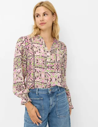 Brax Damen Bluse Style VIOLET bright purple, Rosa, Gr. 44