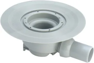 Viega Badablauf 4921.3 in DN50 Kunststoff grau 556945