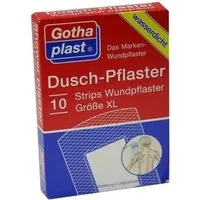 Gothaplast GmbH Wundpflaster GOTHAPLAST Duschpflaster XL 48x70 mm, 10 Stück (10 St., 10x Duschpflaster XL 48x70 mm), Duschpflaster XL 48x70 mm, wasserdicht