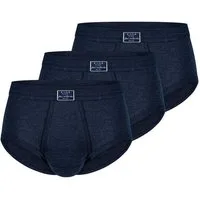 ESGE - Die Wäsche-Macher Slip 3er Pack- Feinripp Jeans (Spar-Set, 3-St) Slip / Unterhose - Baumwolle - mit Eingriff