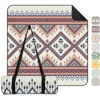 Picknickdecke Picknickdecke 200 x 200 cm Campingdecke Wasserdicht, 3 Schichten, Sekey, Campingdecke Wärmeisoliert mit Wasserdichter Unterseite