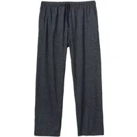 ADAMO Homewearhose Adamo leichte Homewear-Hose blau melange Übergröße