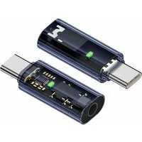 Bolwins C68 USB-C auf 3,5mm Stereo Audio Adapter Kabel Kopfhörer Lautsprecher Audio-Adapter USB-C Stecker zu 3,5 mm Klinkenbuchse (TRRS / TRS), 0 cm, DAC Audio-Dekodierung USB-C auf 3,5 mm Headset-Adapter