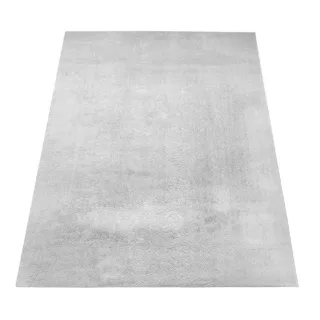 Paco Home Kurzflorteppich, Silber, Textil, Rechteckig, 140x200 cm, strapazierfähig, für Fußbodenheizung geeignet, Teppiche & Böden, Teppiche