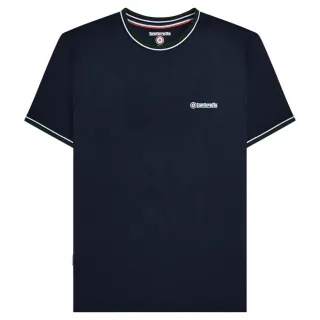 Lambretta - "AW24" T-Shirt für Herren (Marine/Weiß/Grün)