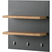 OTTO home Wandregal KS-Westminster, mit 2 Ablageböden, 3 Haken, Breite 60 cm, exclusiv by Otto