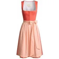 KRÜGER COLLECTION Dirndl Dirndl Sylphira 70cm Länge orange