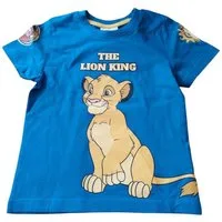 Disney The Lion King T-Shirt Lion King Simba T-Shirt für Jungen, Blau oder Rot, Gr. 92-128
