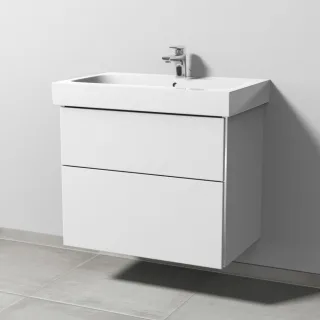 Sanipa 3way Waschtischunterbau zu Geberit iCon Waschtisch mit 2 Auszügen, Weiß-Soft BR65143