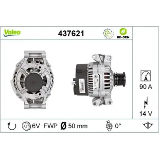 Valeo Lichtmaschine Mercedes Sprinter 437621 2,2