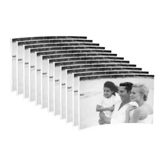 1x12 Deknudt S58RJ5 10x15 Kunststoff transparent gebogen