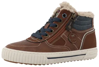 Mustang Shoes Sneaker "Ezio" High Top Sneaker, Schnürboots mit Reißverschluss