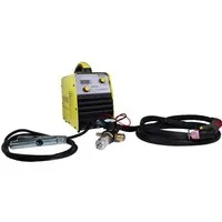WELDINGER Plasmaschneidegerät Plasmaschneider PS53 pilot Pilotlichtbogen Druckregler 50 A bis 15 mm, 23 - 50 A, 4-tlg., Pilotlichtbogen, einfaches Bedienkonzept, Brenner mit Führung