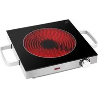 ProfiCook Einzelkochplatte PC-EKP 1210, Kratzfeste Glaskeramik, 2000 W, Energiesparend