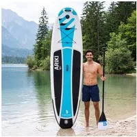 Bluemarina SUP-Board Ariki SUP Board Standuppaddle aufblasbar inkl. 5 J. Garantie, Classic, (Stand Up Paddle, Stand Up Paddle, SUP, Kajak, Standuppaddle, standuppaddel), SUP mit 3 Finnen System