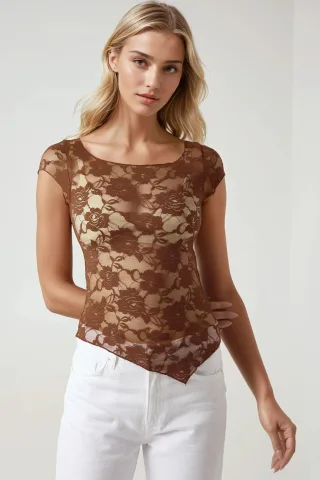 Blumen-Spitzen-Bustier Pika-Kollektion