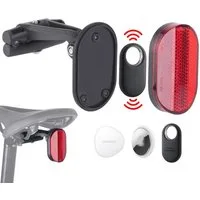 Wigento Für AirTag / SmartTag Tracker Fahrrad Halter mit Reflektor Zubehör Drohne